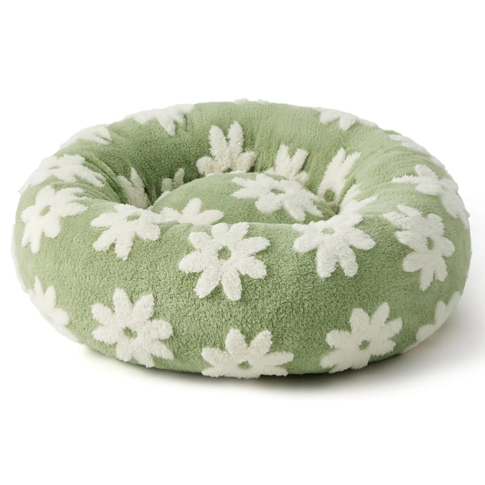 Donut Large Dog Bed Round Cat Beds for Indoor Cats