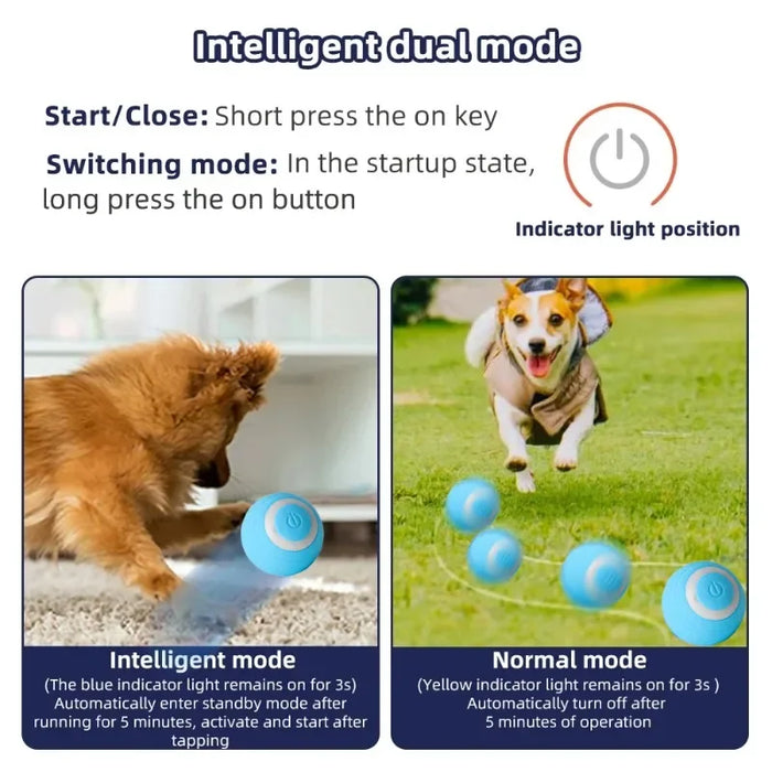 Smart Dog Toy Ball Electronic Interactive Pet Toy For Puppy Birthday Gift