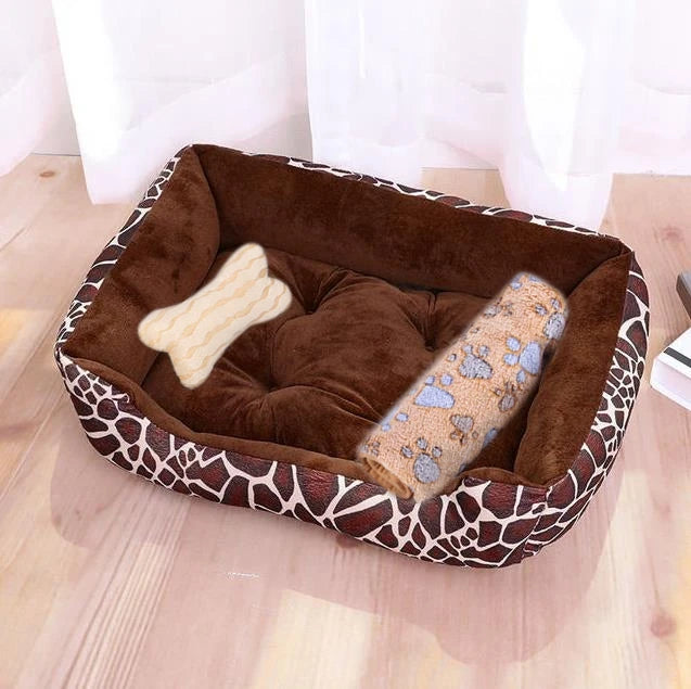 Winter Warm Large Dog Sofa Bed Dog Kneel Cat Mats House Cushion