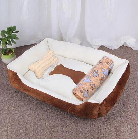 Winter Warm Large Dog Sofa Bed Dog Kneel Cat Mats House Cushion