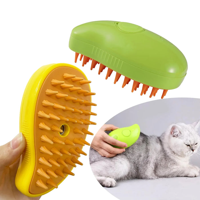 Water Spray Kitten Pet Comb Soft Silicone Depilation