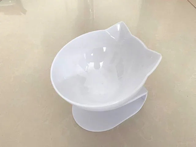 Double Cat Bowl  With Stand Pet Feeding Cat Water Bowl  For Dogs Feed