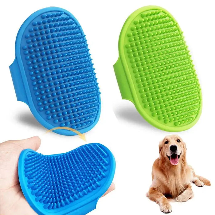 Pet Soft Rubber Silicone Massage Gloves Comb Hair Remover