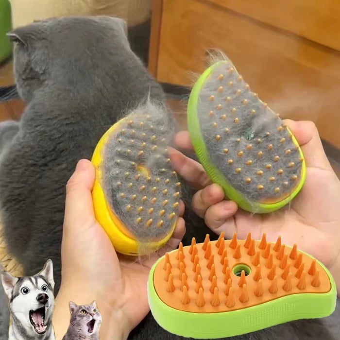 Pet Grooming Cat Brush Electric Spray Water