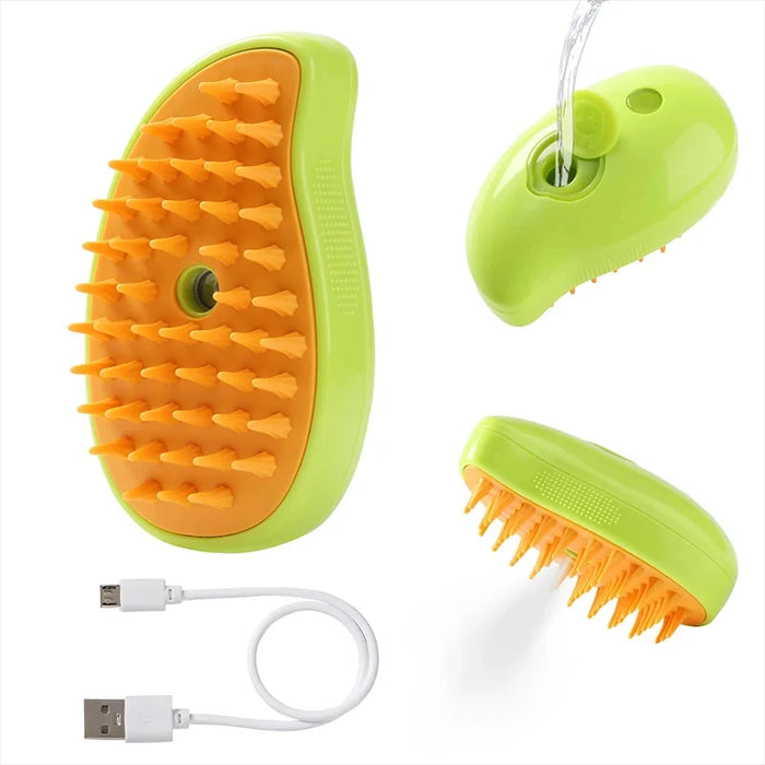 Pet Grooming Cat Brush Electric Spray Water