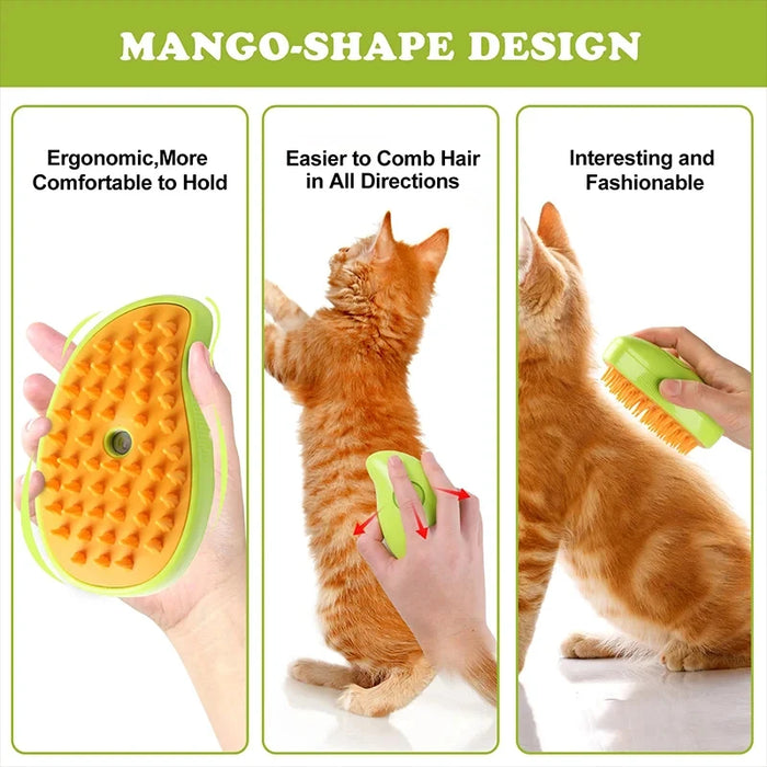 Pet Grooming Cat Brush Electric Spray Water