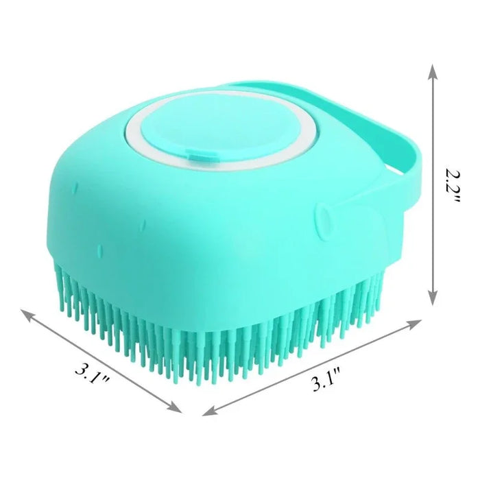 Pet Dog Shampoo Brush Comb Grooming Scrubber  for Bathing