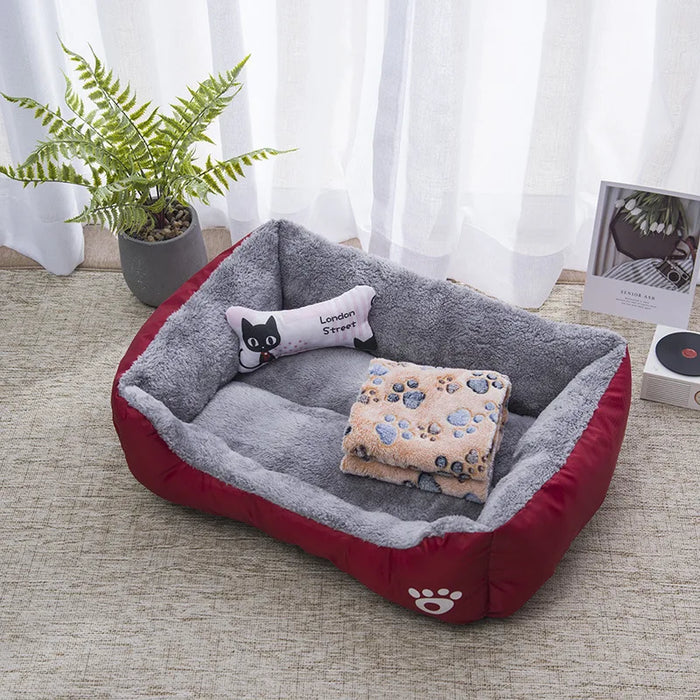 Winter Warm Large Dog Sofa Bed Dog Kneel Cat Mats House Cushion