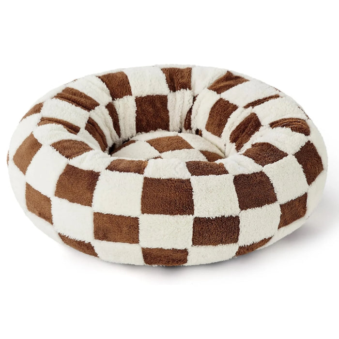 Donut Large Dog Bed Round Cat Beds for Indoor Cats